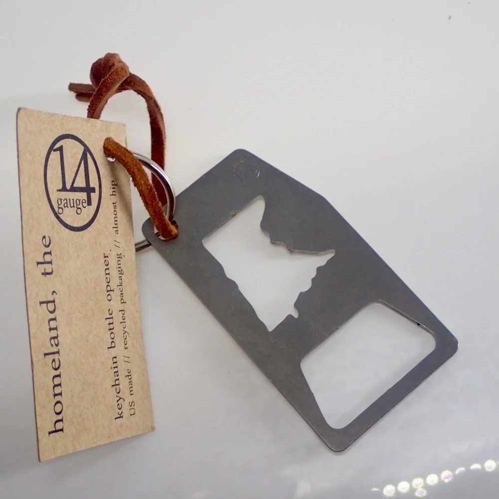 NEW Minnesota Keychain Bottle Opener by 14 Gauge Co. Creative & Durable USA Made